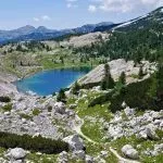 High alpine lake