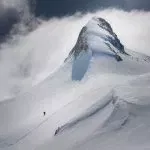 Ski touring below Kredarica