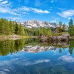 Het dubbele meer is misschien wel het mooiste hoogalpine meer in Slovenië